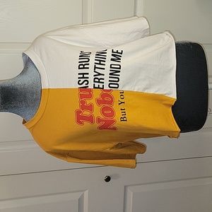 NWT Fashion Nova Oversized Crop Top